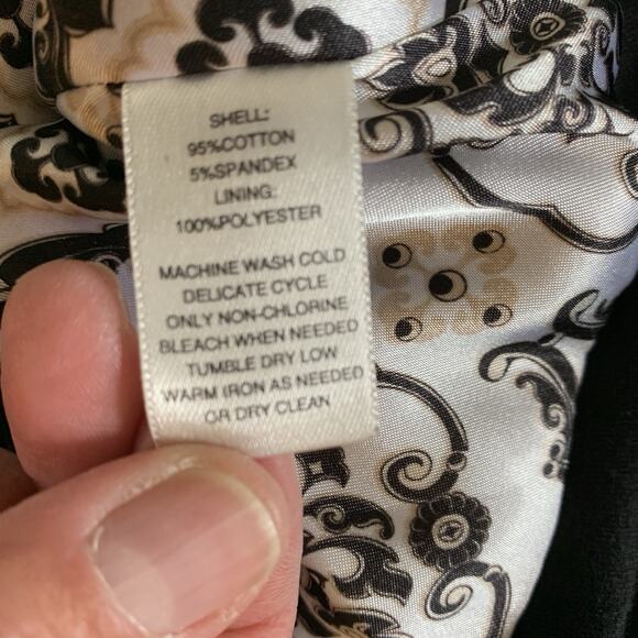 White House Black Market Balloon Sleeve Black Blazer Jacket Women’s Sz XL - Picture 14 of 14